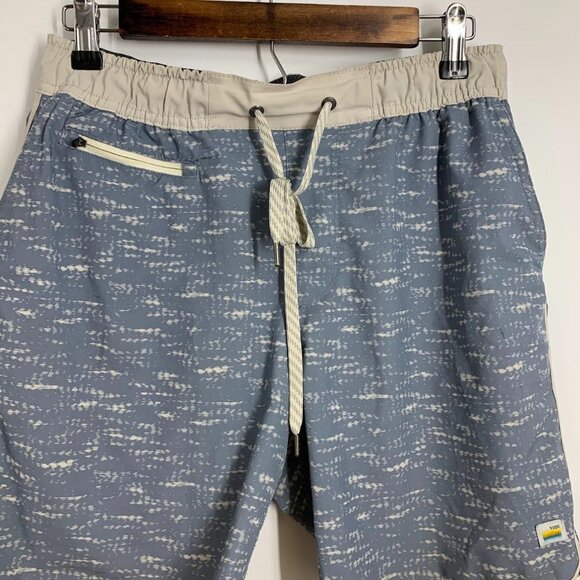 Vuori Men's Banks 6 Inch Elastic Waist Drawstring Print‎ Shorts Size S - Picture 4 of 10